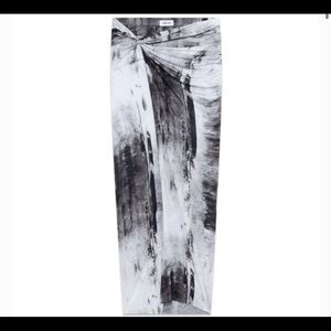 Helmut Lang Tie Dye Maxi Skirt